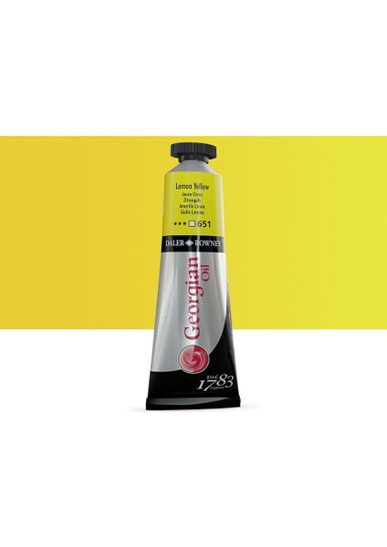 Georgian Yağlı Boya 38 ml Lemon Yellow