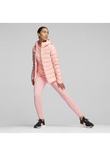 PackLite Hooded Down Kadın Pembe Kapüşonlu Mont
