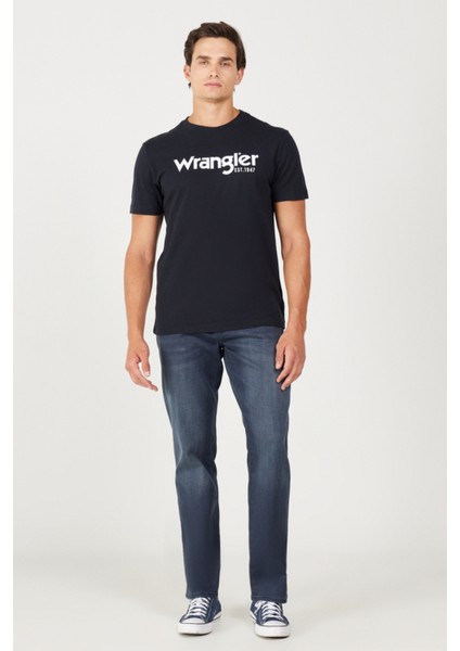 Wrangler Regular Fit Bol Kesim Sıfır Yaka Koton Grafik Desenli Tişört