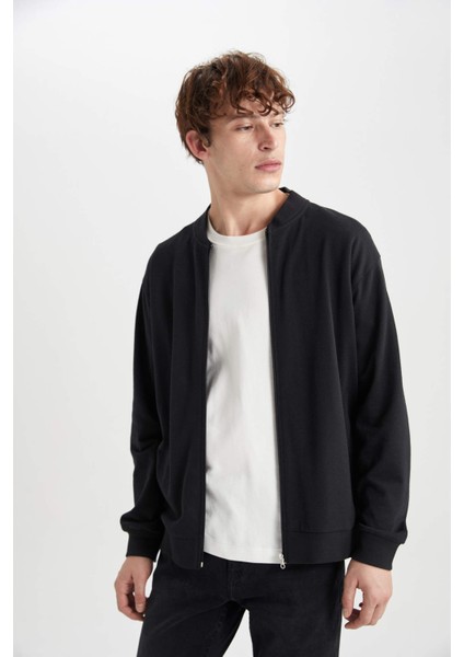 Regular Fit Kolej Yaka Bomber Hırka Z2914AZ23AU fırsatları