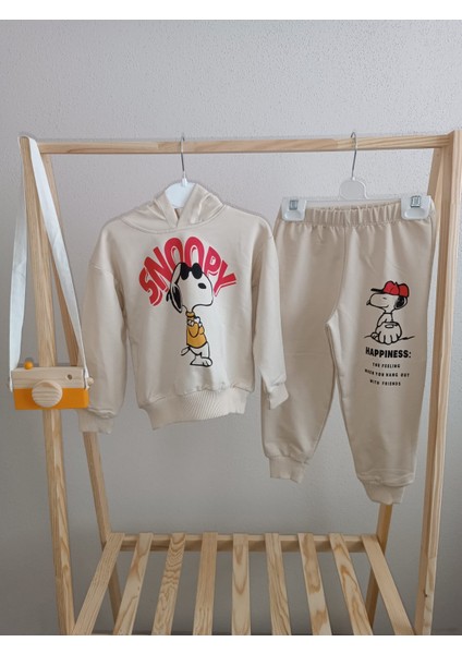 Besvika Kids Snoopy  Baskılı Unisex Çocuk Eşofman Takım