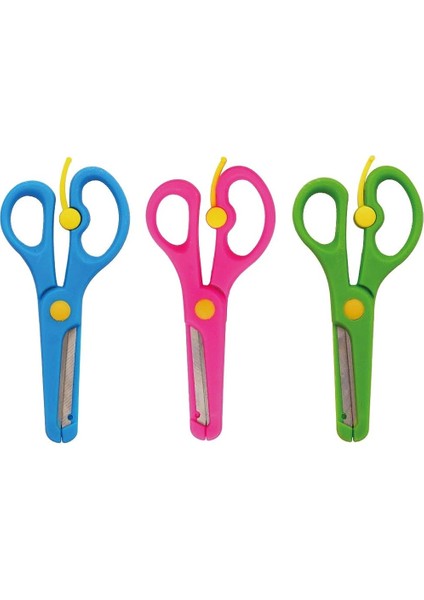 Okul Makası Korumalı Yaylı "1 Adet Fiyatıdır"