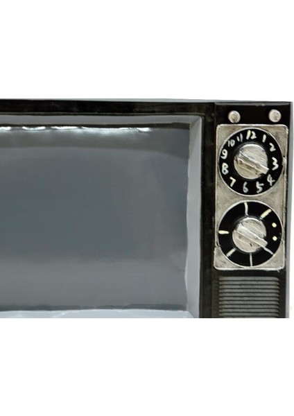 Televizyon Siyah Vintage Dekoratif lik modelleri