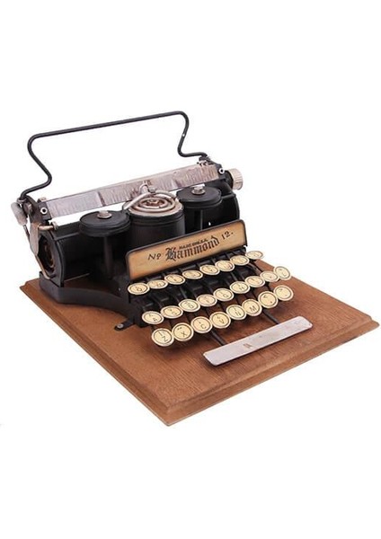 Dekoratif Metal Daktilo Eskitme Metal Ahşap Dekoratif lik fiyatları