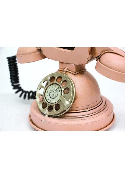 Dekoratif Metal Telefon Biblo Dekoratif lik