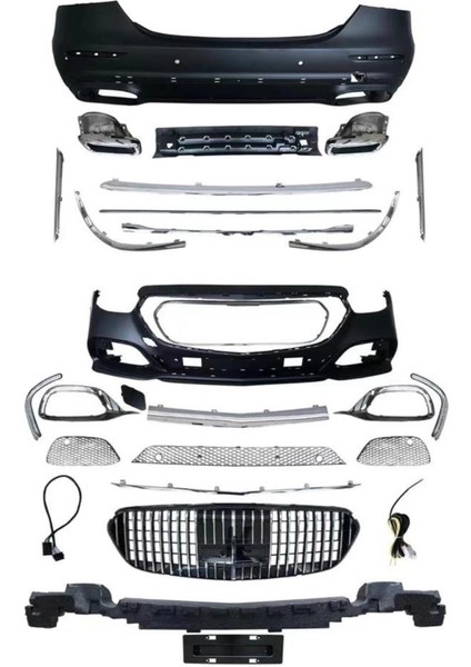 Mercedes W213 Maybach Body Kit (Krom Sis Kapaklı) 2020+