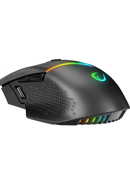 Drop M3 Siyah Rgb Şarjlı Kablolu/kablosuz 10000DPI 10D Gaming Oyuncu Mouse