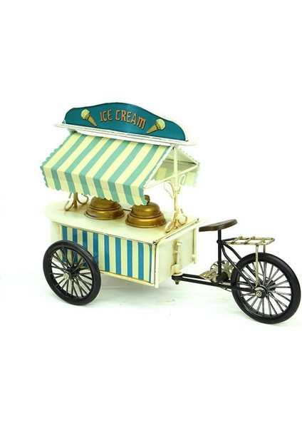 Dekoratif Metal Dondurma Arabası Biblo Ev Ofis Hediyelik fiyatları
