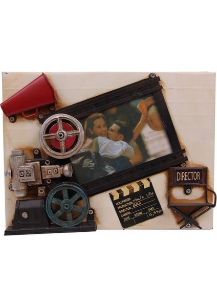 Dekoratif Metal Çerçeve Sinema Temalı Vintage Hediyelik fiyatları