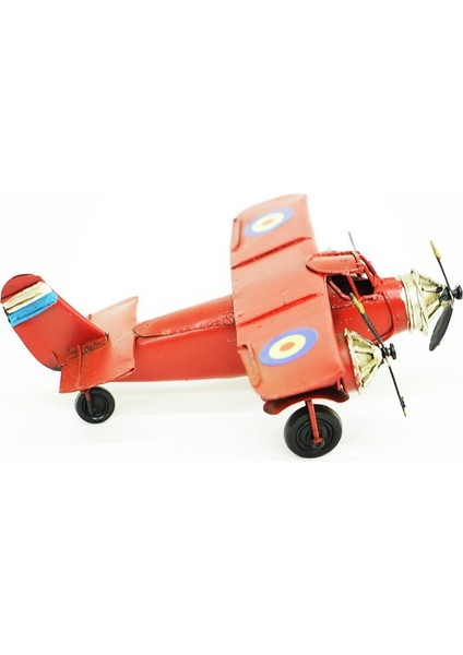 Dekoratif Metal Uçak Vintage Biblo Dekoratif Ev Ofis Hediyelik fırsatları