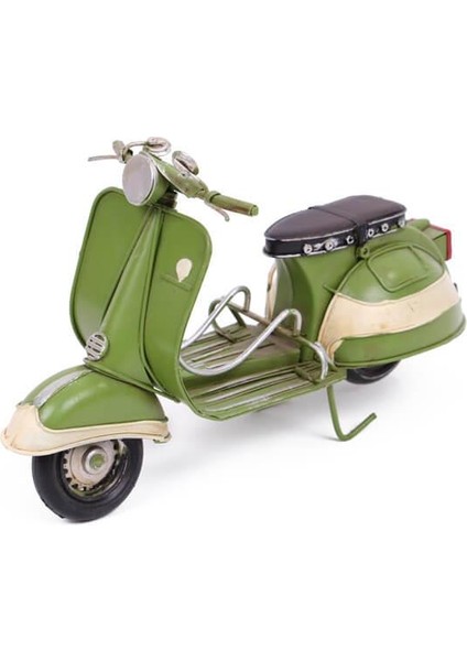 Dekoratif Metal Scooter Vintage Hediyelik Biblo