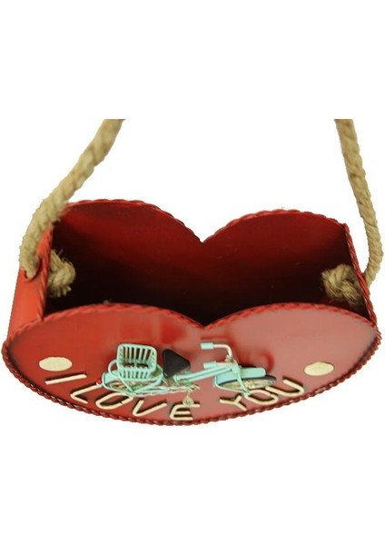 Dekoratif Metal Saksı Kalp Modeli Dekoratif Vintage Hediyelik indirimleri