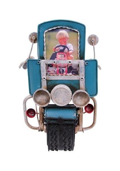 Dekoratif Metal Çerçeve Motosiklet Temalı Hediyelik