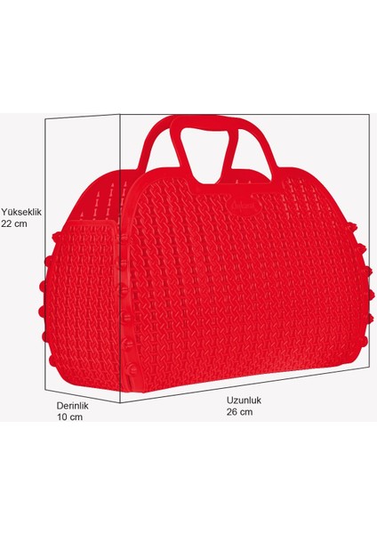 Aykasa 221026 Red Katlanabilir Plaj Çantası
