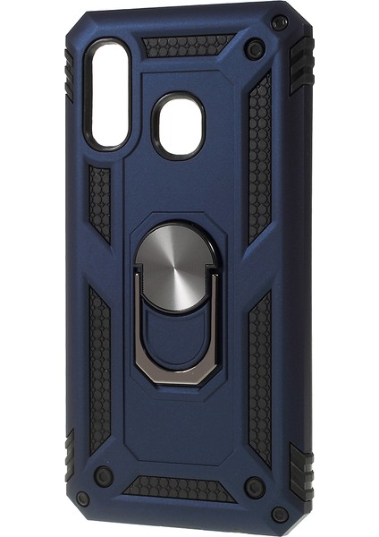Samsung Galaxy A40 Için 2 Aradan 1 Askeri Düşme Rotasyon Telefonu Kapağı - Mavi (Yurt Dışından) fırsatları
