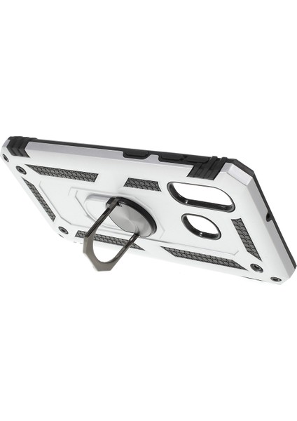 Samsung Galaxy A40 Için 2 Aradan 1 Askeri Fall Rotasyon Telefon Kapağı - Gümüş (Yurt Dışından) fiyatları