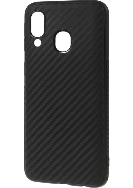 Samsung Galaxy A40 Için Karbon Fiber Tpu Cep Telefonu Kabuğu - Siyah (Yurt Dışından) fiyatları