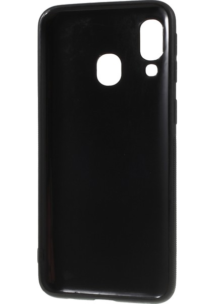 Samsung Galaxy A40 Için Karbon Fiber Tpu Cep Telefonu Kabuğu - Siyah (Yurt Dışından) modelleri