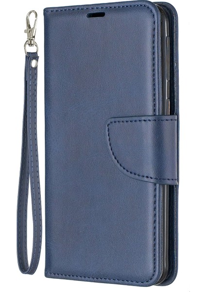 Samsung Galaxy A40 Için Pu Deri Cüzdan Stand Telefon Kapağı - Mavi (Yurt Dışından) fiyatları