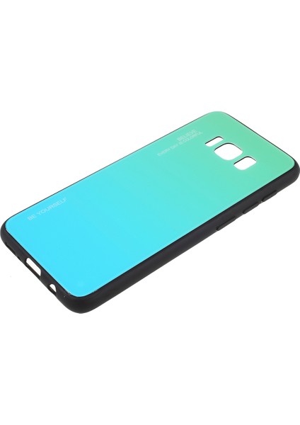 Samsung Galaxy S8 G950 Için Gradyan Renkli Cam+Pc+Tpu Telefon Kılıfı - Canan/mavi (Yurt Dışından) fiyatları