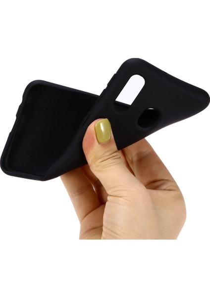 Samsung Galaxy A40 Için Sıvı Silikon Kılıf - Siyah (Yurt Dışından) fırsatları
