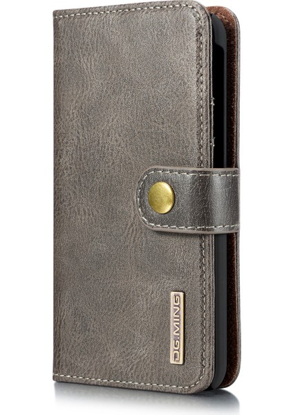 Samsung Galaxy A40 Cüzdan Için Telefon Kasası Çıkarılabilir Kasa Şok Geçirmez Kabuk Flip Koruyucu Kapak - Gri (Yurt Dışından) modelleri