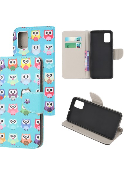 Samsung Galaxy A10S-SILVER Için Kayışlı Parıltılı Toz Fermuarlı Deri Cüzdan Kılıfı (Yurt Dışından)