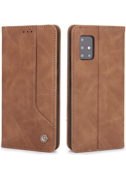 Samsung Galaxy S20 Ultra-Brown Için Ahşap Tahıl Ekleme Sert Pc Telefon Geri Kasa Koruyucusu (Yurt Dışından)