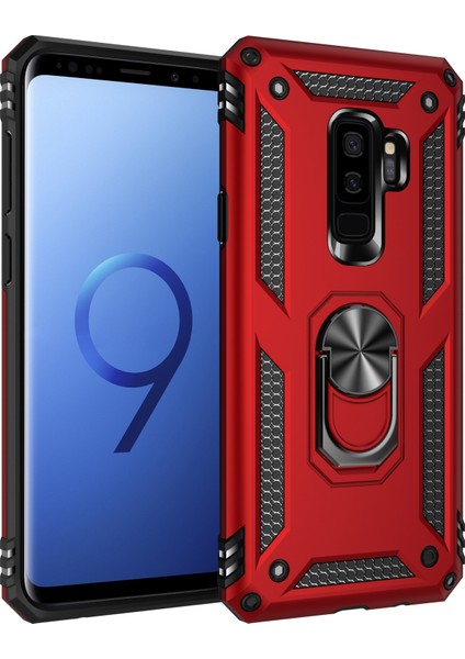 Samsung Galaxy S9 Plus/s9+ - Kickstand ile Zırh Pc+ Tpu Hibrit Kabuk (Yurt Dışından)