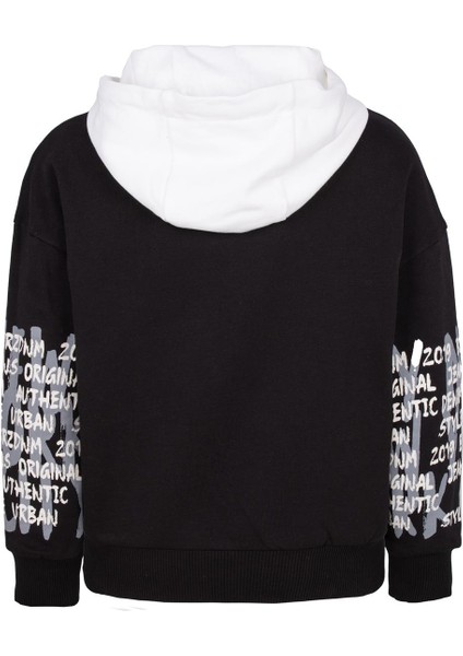 Baskılı Erkek Çocuk Kapüşonlu Sweatshirt Hoodie fiyatları
