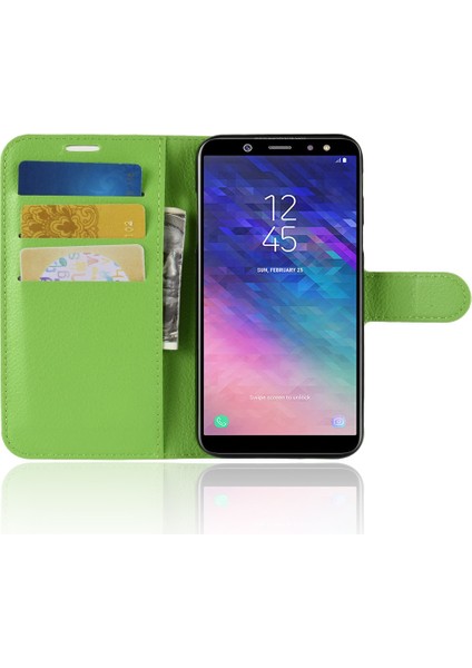 Samsung Galaxy A6 Ayarlanabilir Stand Tasarım Telefon Aksesuarı - Yeşil (Yurt Dışından) fırsatları