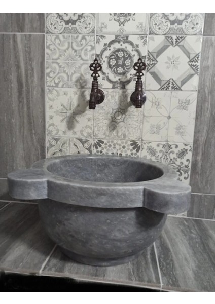 Grı Mermer Duz Kurna indirimleri