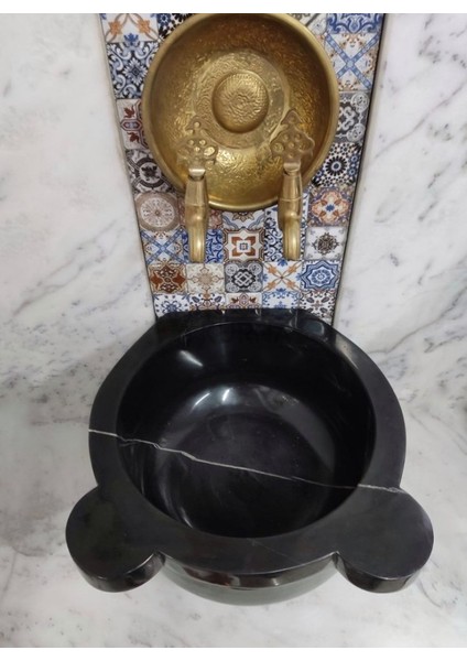 Sıyah Mermer Duz Kurna modelleri