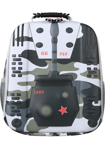 Karikatür Tank Çocuk Okul Çantası Anaokulu Boys Sırt Çantası (Yurt Dışından)