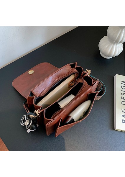 Vintage Geniş Omuz Çapraz Askılı Çanta (Yurt Dışından) fırsatları