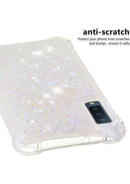 Seashell Digital Samsung Galaxy A7/A750 Için Glitter Powder ve Shockroof Tpu Telefon Kabuğu - Çok Renkli (Yurt Dışından)