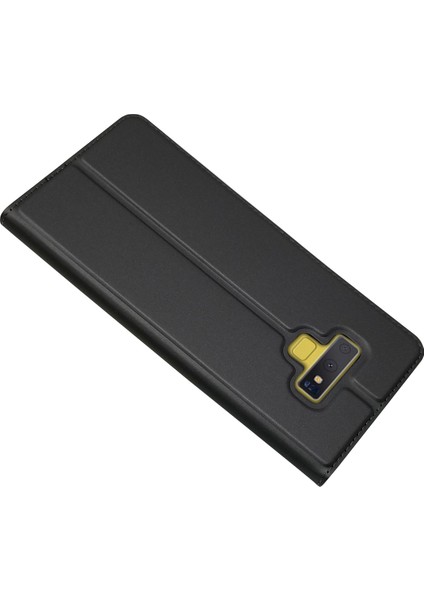 Samsung Galaxy Note 9 - Siyah Için Kart Yuvası ile Otomatik Emilmiş Stand Deri Kılıf (Yurt Dışından) fırsatları