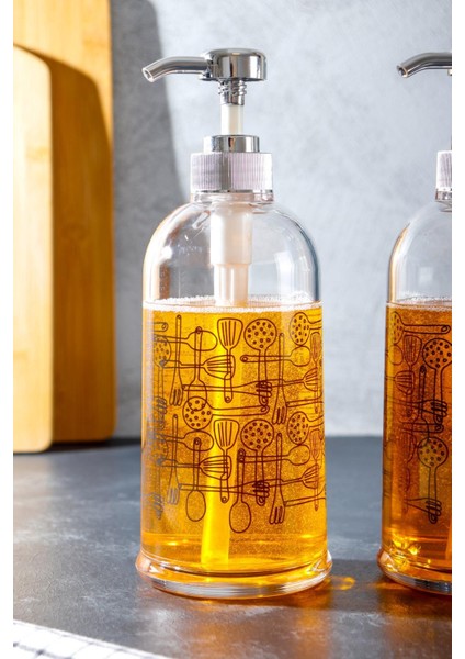 Homenıva Arow 2'li Sıvı Sabun ve Bulaşık Deterjanı Şişesi 500 ml