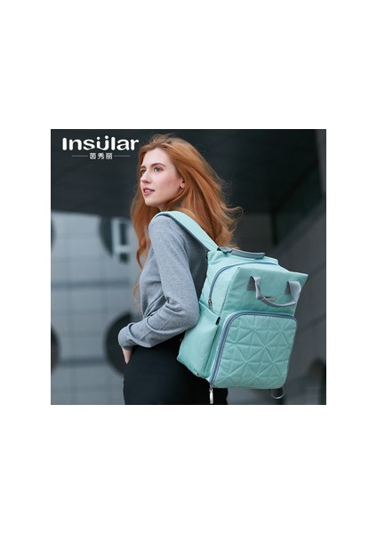 Çok Fonksiyonlu Moda Sırt Çantası Anne Çantası Büyük Kapasiteli Anne ve Bebek Gezi Çantası Anne ve Bebek Malzemeleri Su Geçirmez Sırt Çantası (Yurt Dışından) modelleri