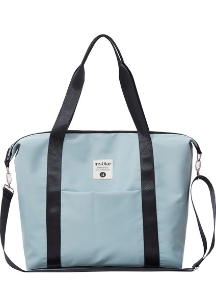 Çok Fonksiyonlu Crossbody Tek Omuz Büyük Kapasiteli Mumya Çantası Su Geçirmez Anne ve Bebek Çantası Taşınabilir Bebek Bekleyen Anne Çantası (Yurt Dışından)