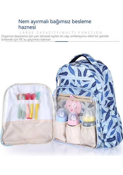 Çok Fonksiyonlu Büyük Kapasiteli Anne Çantası Sırt Çantası Su Geçirmez Sırt Çantası Doğum Çantası Anne ve Bebek Gezi Çantası Sırt Çantası (Yurt Dışından) fiyatları