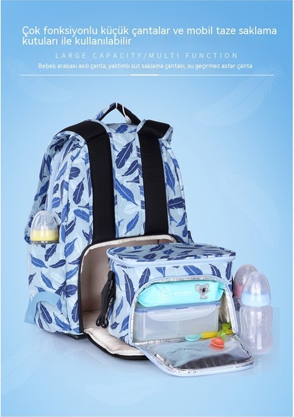Çok Fonksiyonlu Büyük Kapasiteli Anne Çantası Sırt Çantası Su Geçirmez Sırt Çantası Doğum Çantası Anne ve Bebek Gezi Çantası Sırt Çantası (Yurt Dışından) fırsatları