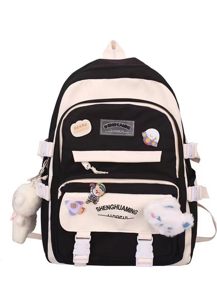 Schoolbag Kadın Yaz Sırt Çantası Lise Öğrencileri Ortaokul Ilkokul Öğrencileri Üçüncü Ila Altıncı Sınıf Sevimli Sırt Çantası (Yurt Dışından)