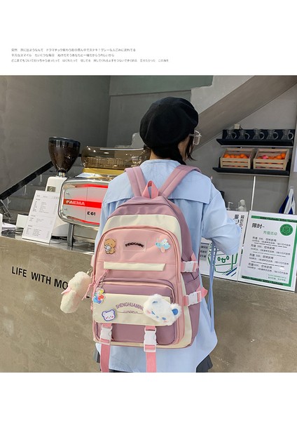 Schoolbag Kadın Yaz Sırt Çantası Lise Öğrencileri Ortaokul Ilkokul Öğrencileri Üçüncü Ila Altıncı Sınıf Sevimli Sırt Çantası (Yurt Dışından) modelleri