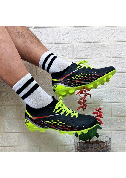 M.p 1359 Siyah-Sarı Termal Likralı Krampon Futbol Ayakkabı fırsatları