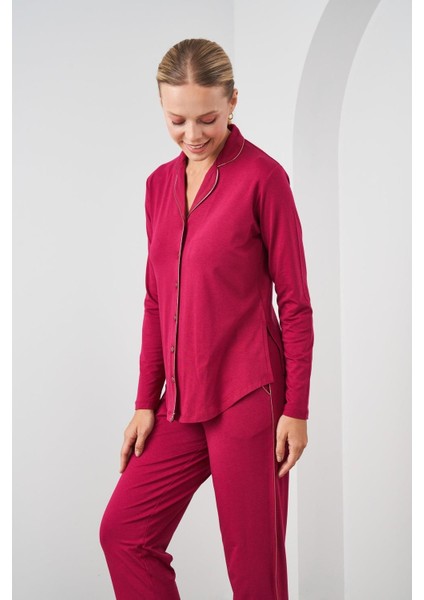 24529 Kadın Düğmeli Pijama Takım indirimleri