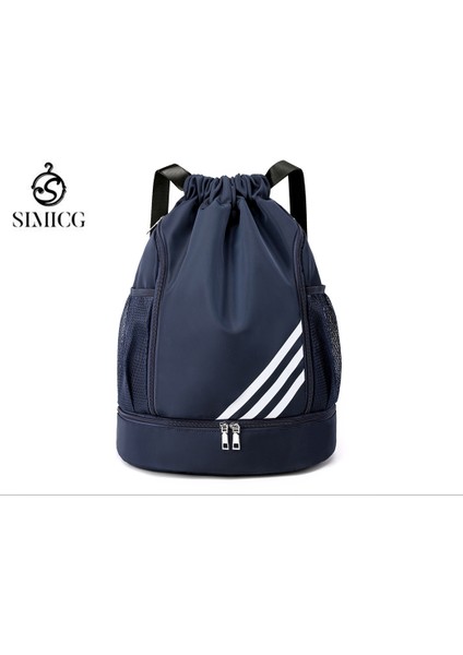 Ayakkabı Bölmeli Moda Omuz Çantası Büyük Kapasiteli Basketbol Çantası (Yurt Dışından)