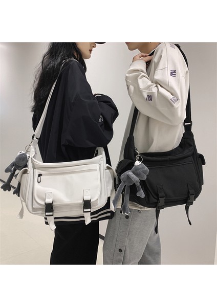 Bebekli Öğrenci Kanvas Çapraz Çanta (Yurt Dışından) fiyatları