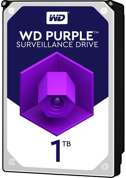 1 Tb Wd 3.5 Purple Sata3 5400RPM 64MB 7/24 Guvenlık WD11PURZ (3 Yıl Resmı Dıst Garantılı)
