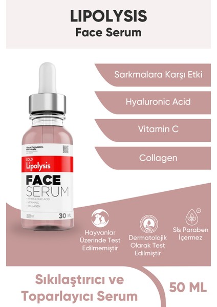 Cold Lipolysis Face Serum 30 ml 1 Adet